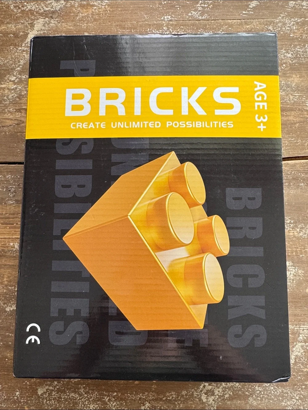 NWT Phoenix Building Set BRICKS Building Block Set - Yellow/Gold